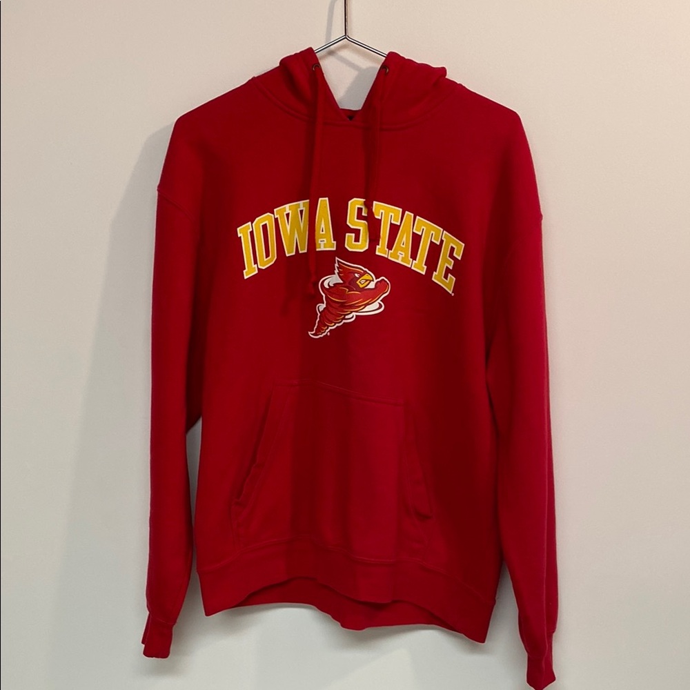 BIG cotton brand Iowa State Red Hoodie sizeL